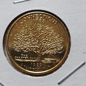 Set of 4 Gold Plated Coins... Uncirculated.. In Protective Holders